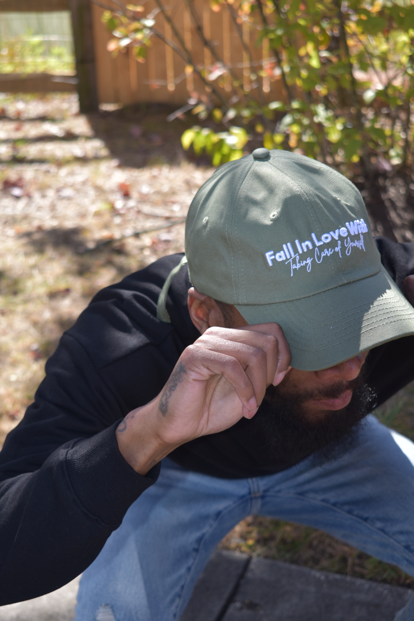 Taking Care of Yourself | Olive Green Baseball Cap