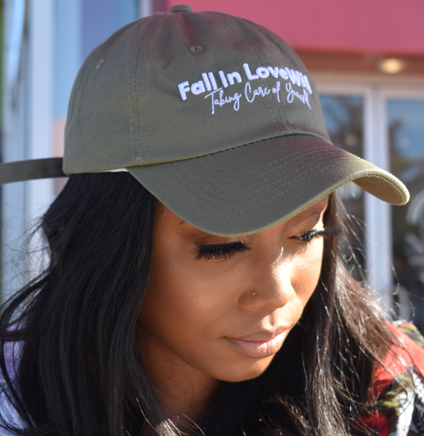 Taking Care of Yourself | Olive Green Baseball Cap