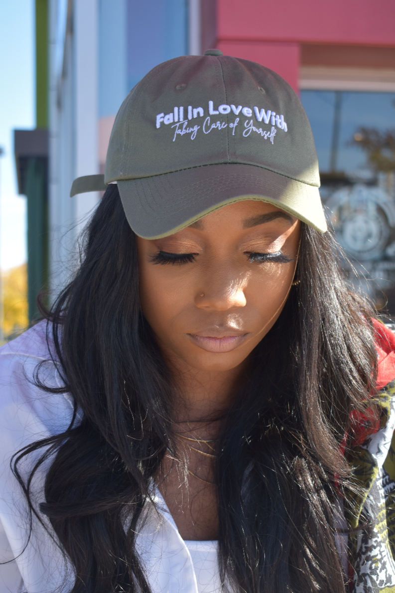 Taking Care of Yourself | Olive Green Baseball Cap